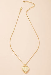 heart shaped pendant necklace