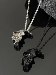 Gothic Skull Pendant Necklace