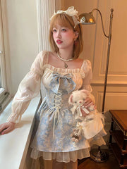 Kokettes Prinzessinnen-Minikleid mit Schleife