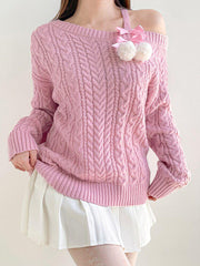 Coquette Strickpullover mit Cut-Outs