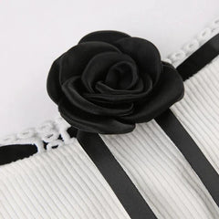 Minikleid aus Cord in „Coquette Rose“-Optik