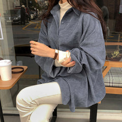 Camisa de pana acogedora