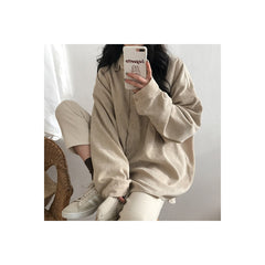 Camisa de pana acogedora