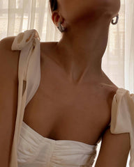 "Jasmine" knotted crop top