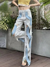 Jeans mit Cut-Out-Patch