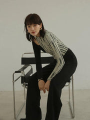 Oberteil mit Cut-Out-Patch an den Schultern