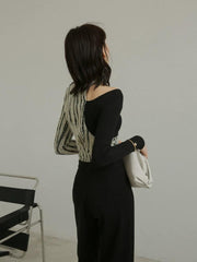 Oberteil mit Cut-Out-Patch an den Schultern