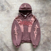 Cyberpunk Futuristischer Patch Hoodie