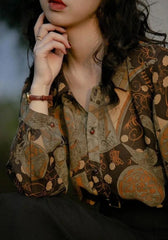 Bluse „Artistic Figures“ von Dark Academia