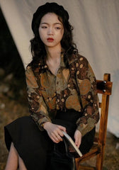 Bluse „Artistic Figures“ von Dark Academia