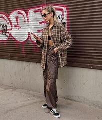 Kariertes Hemd von Dark Academia