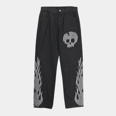 Death Flames Jeans