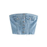 Jeans-Korsett-Top
