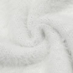 Dominate Furry Knit Cotton Sweater