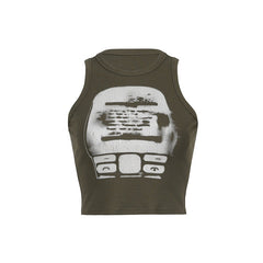 Downtown Girl – Geripptes Crop-Top