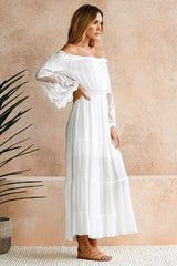 Kleid mit Spitzenstickerei für
