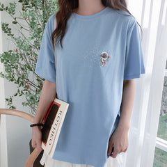 T-Shirt „Gekleidet für den Weltraum“