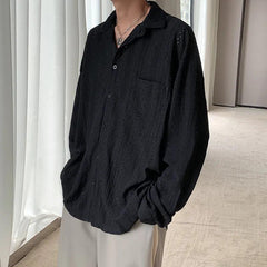 Besticktes Langarmhemd