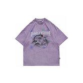 Extrem ästhetisches Y2K-Baumwoll-T-Shirt