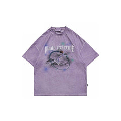 Extrem ästhetisches Y2K-Baumwoll-T-Shirt