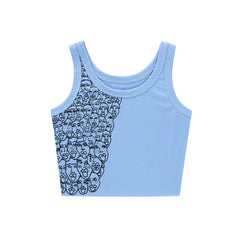 Ästhetisches Top mit Gesichtsumriss