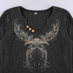 Feenhaftes Grunge-Ästhetik-Crop-Top