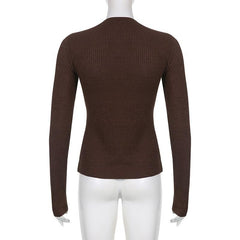 Fairy Grunge Top mit Knopfleiste vorne