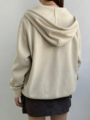 Fairy Grunge Floral Reißverschluss Hoodie