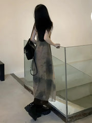 Fairy Grunge Forest Midikleid