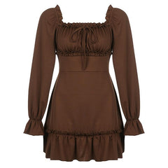 Fairy Grunge Rüschen-Minikleid