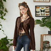 Fairycore Butterfly Oberteil mit offener Vorderseite