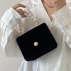 Bolso de cadena con perlas French Girl