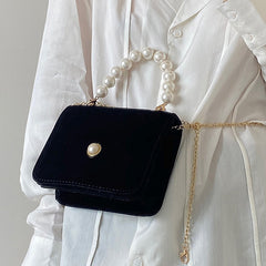 Bolso de cadena con perlas French Girl