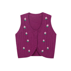 Grandmacore Knit Vest