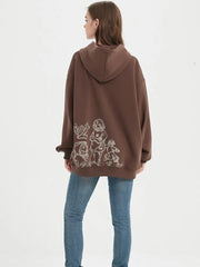 Hoodie mit Grafikdruck