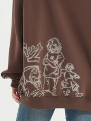 Hoodie mit Grafikdruck