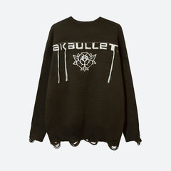 Grunge AK-Bullet Quastenpullover