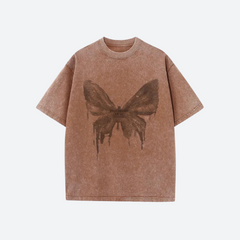 Grunge Distressed Schmetterling T-Shirt