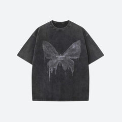 Grunge Distressed Schmetterling T-Shirt