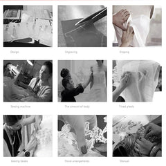 Orange Illusion Irregular Jewel Neck Prom Dress