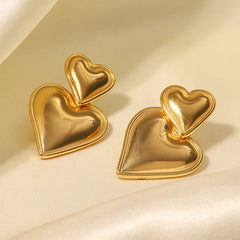 Heart Chunky Earrings
