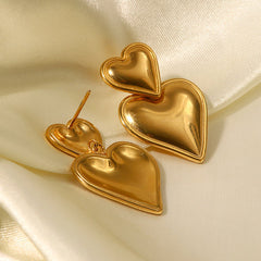 Heart Chunky Earrings