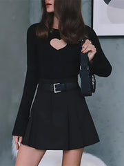 Cordoberteil mit Herzausschnitt