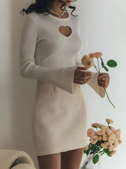 Cordoberteil mit Herzausschnitt