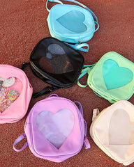 Heart Glitter Backpack