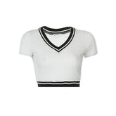 Geripptes Top „High School Crush“