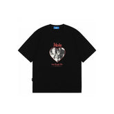 T-Shirt aus Baumwolle mit Löchern