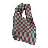 Indie Aesthetic Checker Einkaufstasche