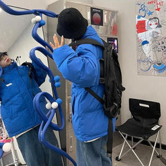 Indie Pufferjacke mit hohem Kragen