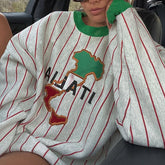 Italy Striped Vintage Sweatshirt